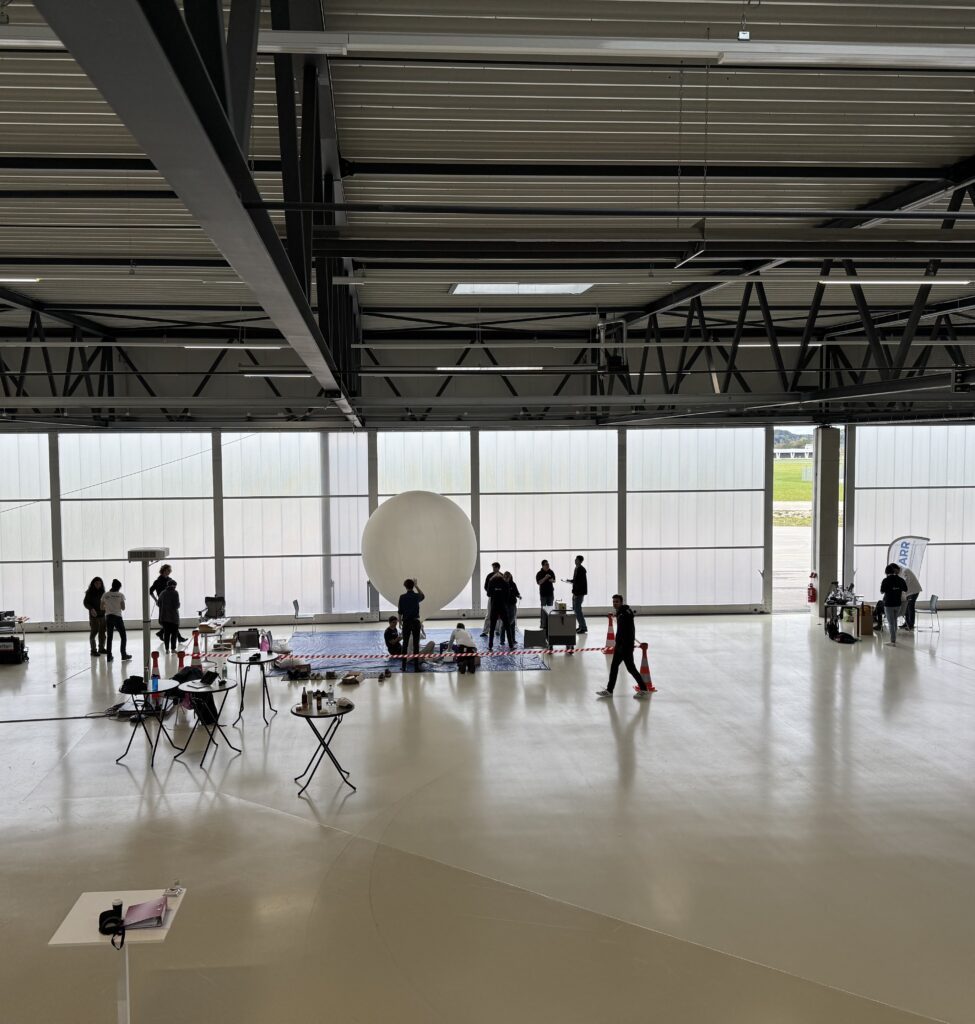 Picture from launch preparations in the Hangar